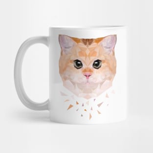 Cute cat low poly Mug